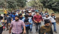 Protests erupted at Jahangirnagar University after clashes between students and locals